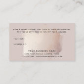 シックなブラシストローク |中性フェイクバラのバラ金ゴールド 紹介カード (裏面)