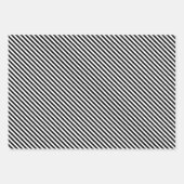 シックなブラックグリーンティール(緑がかった色)ブルーサークルのアートパターン ラッピングペーパーシート (正面2)