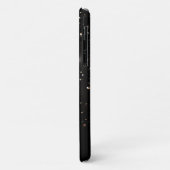 シックなブラックゴールデンエステティック Case-Mate iPhoneケース (裏面/左)