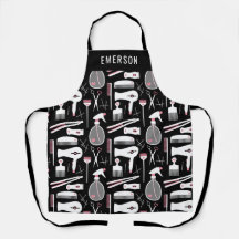 シックなブラックピンクホワイト美容師ツール名の追加