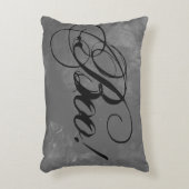 シックなブラックブーブハロウィーン アクセントクッション (正面(垂直))