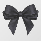 シックなブラックボウウィンドウデカール ウィンドウサイン (シート)