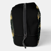 シックなブラック金ゴールドフローラアートデコ ドップキット (右)