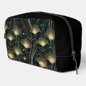 シックなブラック金ゴールドフローラアートデコ ドップキット (右コーナー)