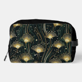 シックなブラック金ゴールドフローラアートデコ ドップキット (裏面)