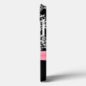 シックなブラック&ホワイトダマスク Case-Mate iPhoneケース (裏面 / 左)