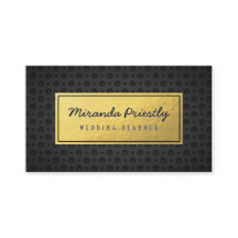 シックなブラック&金ゴールドフェイクゴールドフォイルダークメタルグリッド