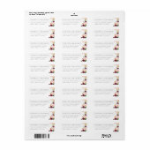 シックなブルゴーニュ赤面ピンクフローラボタニカル結婚ズ ラベル (フルシート)