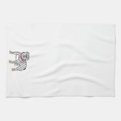 シックなブルドッグGo Dawgs キッチンタオル (横)