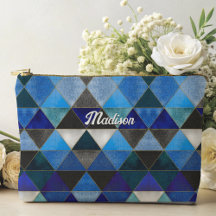 シックなブルーのターコイズグレー幾何学的