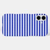 シックなブルージオメトリックフォンケース Case-Mate iPhoneケース (裏面 (横))