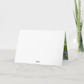 シックなブルービーチフォトコラージファミリークリスマス シーズンカード (裏面)