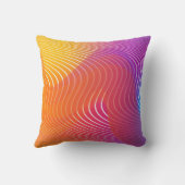 シックなプリント：トレンド装飾用クッションデザイン クッション (裏面)