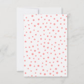 シックなベリースイートストロベリーベビーシャワー 招待状 (裏面)