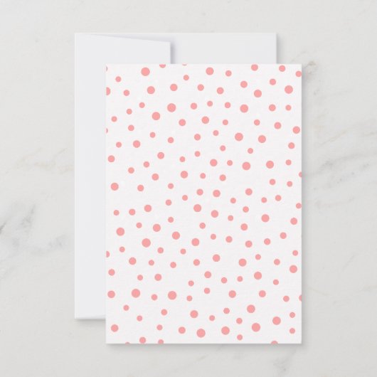 シックなベリースイートストロベリーベビーシャワー 招待状 (裏面)