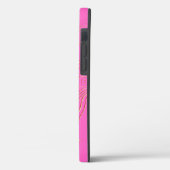 シックなベージュビーモノグラムケースメイトiPhoneケース Case-Mate iPhoneケース (裏面 / 左)