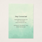 シックなベージュフェリーズドリームキャッチャーカード (裏面)