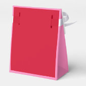 シックなホットピンクレッドグリッター誕生日ありがとう フェイバーボックス (裏面サイド)