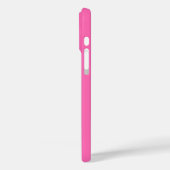 シックなホットピンク名前をカスタムするスクリプト Case-Mate iPhoneケース (裏面 / 左)