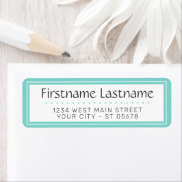 シックなホワイトシンプルタイポグラフィスクリプト ラベル