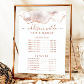 シックなホワイトマーブルゲートバラ金ゴールドサービス価格 メニュー