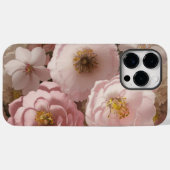 シックなボホピンクの花の美学 Case-Mate iPhoneケース (裏面 (横))