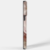 シックなボホピンクの花の美学 Case-Mate iPhoneケース (裏面 / 右)