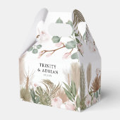 シックなボホピンクラン&ドライ葉結婚ズ フェイバーボックス (裏面サイド)