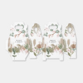 シックなボホピンクラン&ドライ葉結婚ズ フェイバーボックス (折り畳みなし)