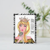 シックなポーンショップブティックポストカード ポストカード (スタンド正面)