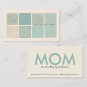 シックなママの通話カード コーリングカード (正面/裏面)