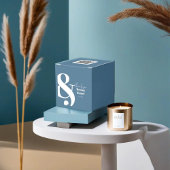 シックなミニマパステルブルーギフトボックスとモダンスタイル フェイバーボックス