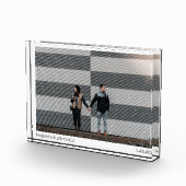 シックなミニマリストタイプライターのタイポグラフィ結婚ズ フォトブロック (右)