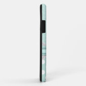 シックなミントグリーンダマスクiPhone 5ケース Case-Mate iPhoneケース (裏面/右)