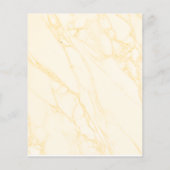 シックなメイクアップアーティストヘアサロンヘアサロン チラシ (裏面)