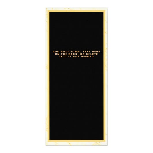 シックなメイクアップアーティストヘアサロンラックカード ラックカード (裏面)