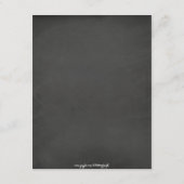 シックなメイソンジャー&シャルボ結婚ードの挿入カード エンクロージャーカード (裏面)