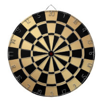 シックなメタリック金ゴールドとブラック