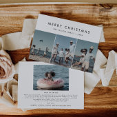 シックなメリークリスマスの年レビュー4写真 シーズンカード