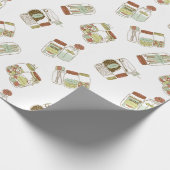 シックなメーソンジャーの包装紙 ラッピングペーパー (角)