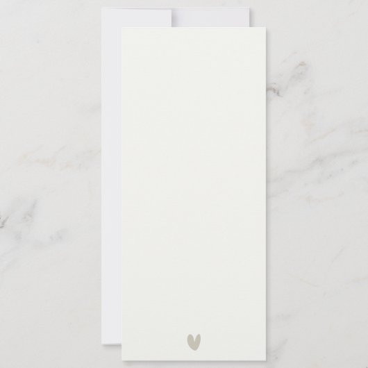 シックなモダンアールデコホワイトシルバーカップルのシャワー 招待状 (裏面)