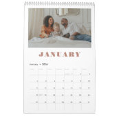 シックなモダン写真数々の家族の思い出 カレンダー (1月 2026)