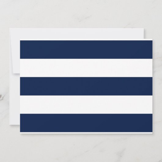 シックなモダン海軍と白い結婚式の日付を保存 セーブザデート (裏面)