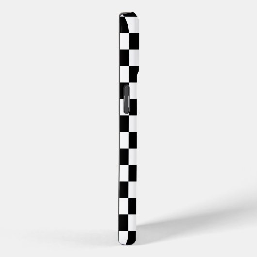 シックなモノクロエレガンス、ピンクのアクセント Case-Mate iPhoneケース (裏面 / 右)