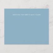 シックなモノグラムクレストフォトウェディング日付を保存 (裏面)