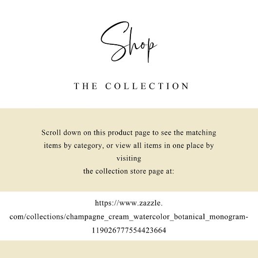 シックなモノグラムシャンパンウォーター結婚カラーのメニュー