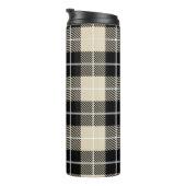 シックなモノグラムトンプソンカメルプレイドパターン タンブラー (回転右)