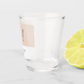 シックなモノグラムプロフェッショナルプレインミニマル ショットグラス (右)