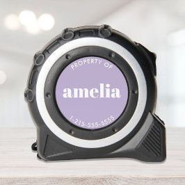 シックなモノグラムラベンダーパープル メジャー