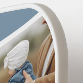 シックなモノグラム4フォトコラージピックボールパドル ピックルボールラケット (左詳細)